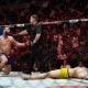 Rodolfo Bellato caiu nocauteado após receber uma pedalada ilegal de Paul Craig no UFC Atlanta